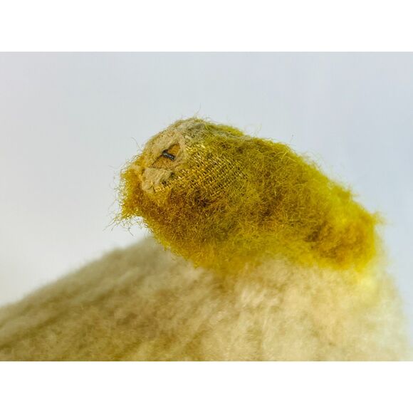 VINTAGE WIRE FOX TERRIER DOG CHILD'S PULL TOY CLOTH FUR BODY ON WHEELS - Picture 6 of 11